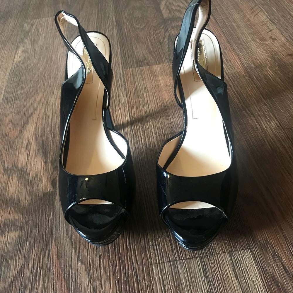 Black Platform heels